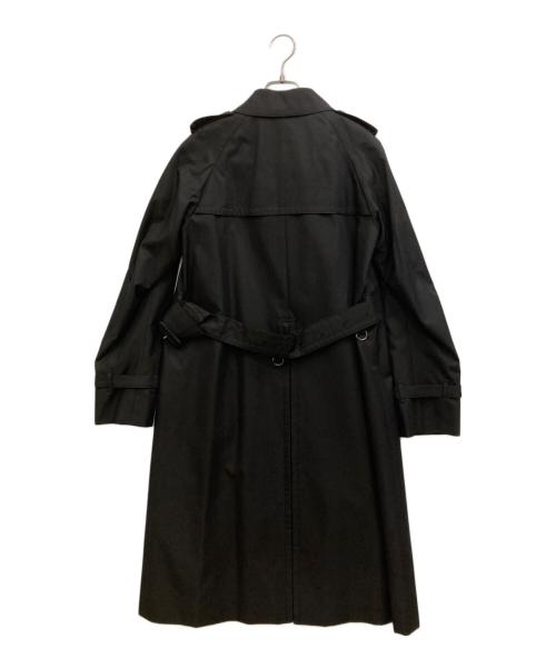 Aquascutum（アクアスキュータム）Aquascutum (アクアスキュータム) トレンチコート ブラック サイズ:8の古着・服飾アイテム