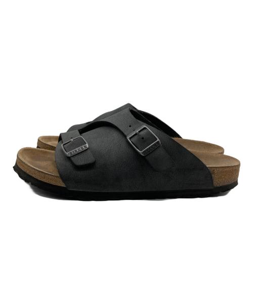 BIRKENSTOCK（ビルケンシュトック）BIRKENSTOCK (ビルケンシュトック) レザーサンダル グレー サイズ:24の古着・服飾アイテム