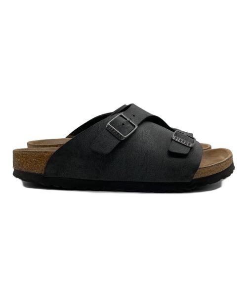 BIRKENSTOCK（ビルケンシュトック）BIRKENSTOCK (ビルケンシュトック) レザーサンダル グレー サイズ:24の古着・服飾アイテム