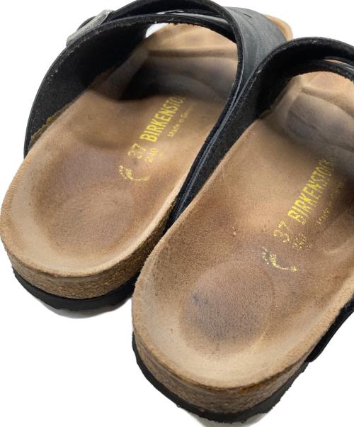 BIRKENSTOCK（ビルケンシュトック）BIRKENSTOCK (ビルケンシュトック) レザーサンダル グレー サイズ:24の古着・服飾アイテム