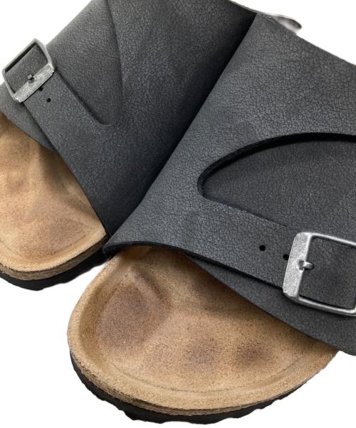 BIRKENSTOCK（ビルケンシュトック）BIRKENSTOCK (ビルケンシュトック) レザーサンダル グレー サイズ:24の古着・服飾アイテム