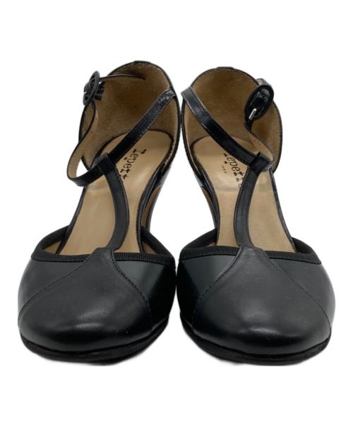 repetto（レペット）repetto (レペット) BAYA レザーTストラップパンプス ブラック サイズ:23.5の古着・服飾アイテム