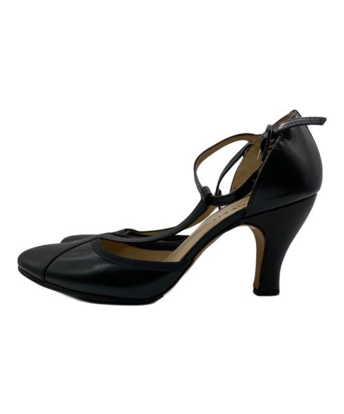 repetto（レペット）repetto (レペット) BAYA レザーTストラップパンプス ブラック サイズ:23.5の古着・服飾アイテム