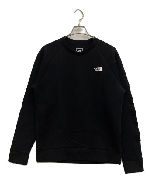 THE NORTH FACE（ザ ノース フェイス）THE NORTH FACE (ザ ノース フェイス) クルーネックスウェット ブラック サイズ:Lの古着・服飾アイテム
