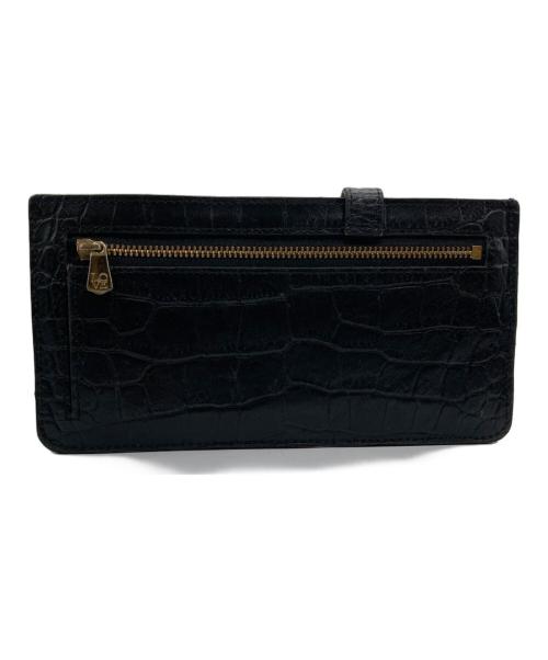 A.D.M.J.（エーディーエムジェイ）A.D.M.J. (エーディーエムジェイ) フラットウォレット ブラックの古着・服飾アイテム