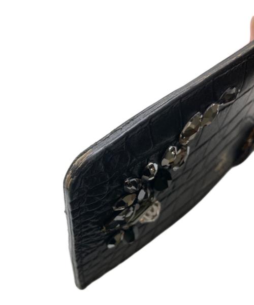 A.D.M.J.（エーディーエムジェイ）A.D.M.J. (エーディーエムジェイ) フラットウォレット ブラックの古着・服飾アイテム