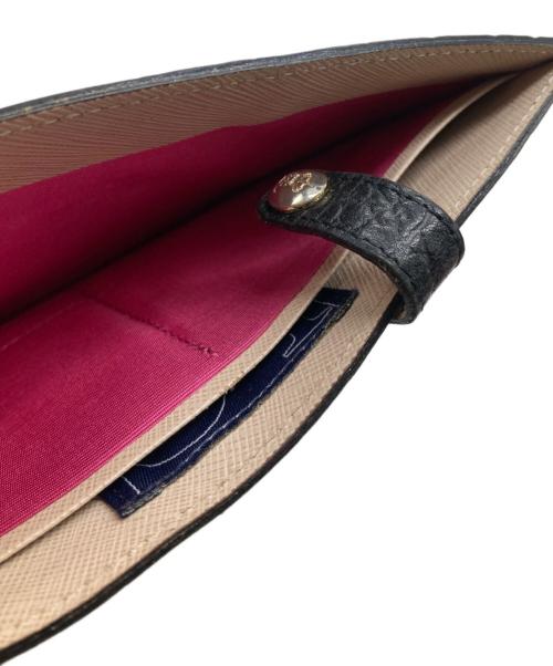 A.D.M.J.（エーディーエムジェイ）A.D.M.J. (エーディーエムジェイ) フラットウォレット ブラックの古着・服飾アイテム