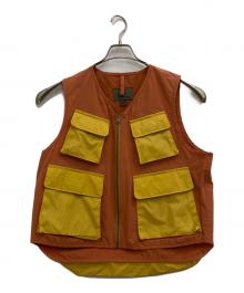 NIGEL CABOURN（ナイジェルケーボン）の古着「ARMY MULTIPOCKET VEST」｜オレンジ×イエロー