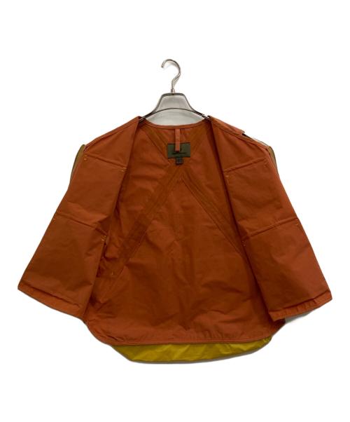 NIGEL CABOURN（ナイジェルケーボン）NIGEL CABOURN (ナイジェルケーボン) ARMY MULTIPOCKET VEST オレンジ×イエロー サイズ:48の古着・服飾アイテム