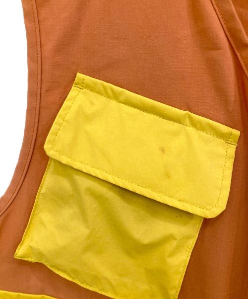 NIGEL CABOURN（ナイジェルケーボン）NIGEL CABOURN (ナイジェルケーボン) ARMY MULTIPOCKET VEST オレンジ×イエロー サイズ:48の古着・服飾アイテム