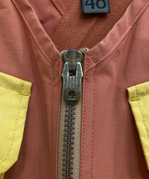 NIGEL CABOURN（ナイジェルケーボン）NIGEL CABOURN (ナイジェルケーボン) ARMY MULTIPOCKET VEST オレンジ×イエロー サイズ:48の古着・服飾アイテム