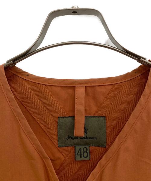 NIGEL CABOURN（ナイジェルケーボン）NIGEL CABOURN (ナイジェルケーボン) ARMY MULTIPOCKET VEST オレンジ×イエロー サイズ:48の古着・服飾アイテム