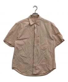 IRENISA（イレニサ）の古着「FLY FRONT SHORT-SLEEVED SHIRT」｜ピンク