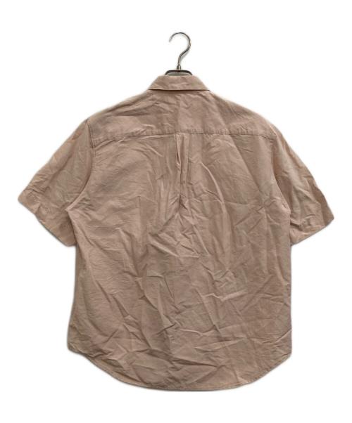 IRENISA（イレニサ）IRENISA (イレニサ) FLY FRONT SHORT-SLEEVED SHIRT ピンク サイズ:2の古着・服飾アイテム