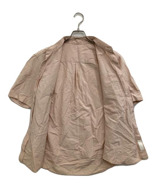 IRENISA（イレニサ）IRENISA (イレニサ) FLY FRONT SHORT-SLEEVED SHIRT ピンク サイズ:2の古着・服飾アイテム