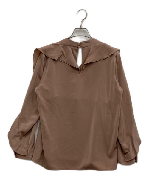 anuans（アニュアンス）anuans (アニュアンス) ブラウス ブラウン サイズ:Fの古着・服飾アイテム
