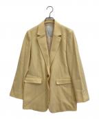 Nobleノーブル）の古着「テーラードジャケット」｜イエロー
