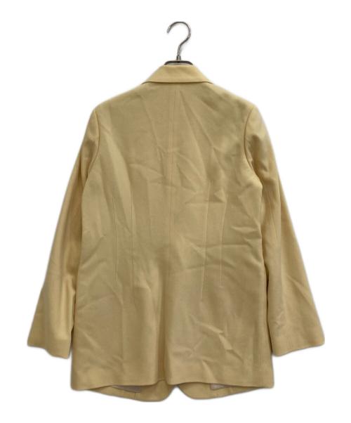 Noble（ノーブル）Noble (ノーブル) テーラードジャケット イエロー サイズ:36の古着・服飾アイテム