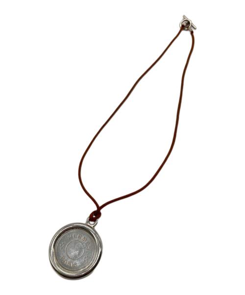 HERMES（エルメス）HERMES (エルメス) セリエネックレス シルバー×ブラウンの古着・服飾アイテム
