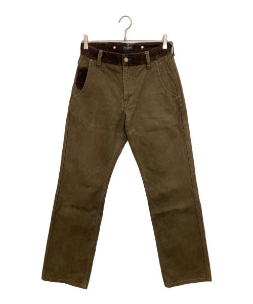 Paul Smith JEANS（ポールスミス ジーンズ）Paul Smith JEANS (ポールスミス ジーンズ) 切替ワークパンツ ブラウン サイズ:29の古着・服飾アイテム