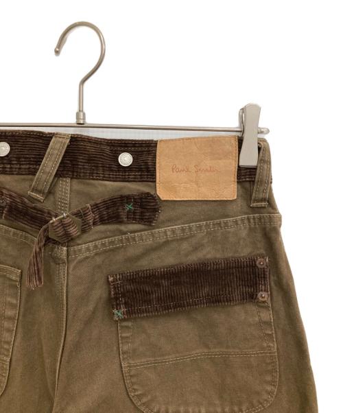 Paul Smith JEANS（ポールスミス ジーンズ）Paul Smith JEANS (ポールスミス ジーンズ) 切替ワークパンツ ブラウン サイズ:29の古着・服飾アイテム