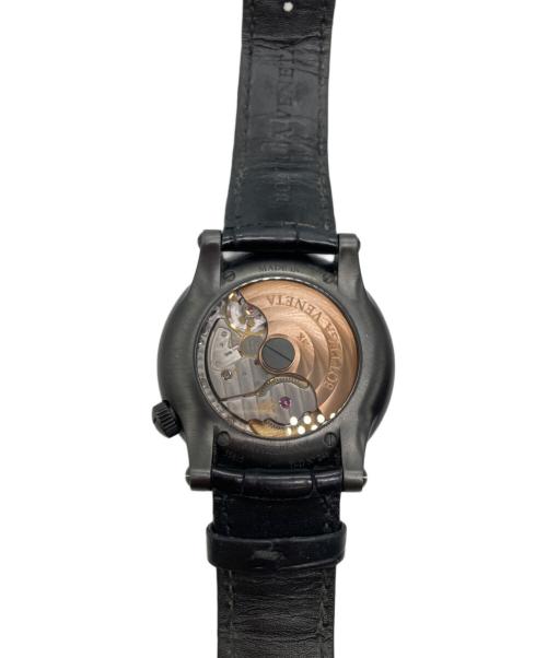 BOTTEGA VENETA（ボッテガベネタ）BOTTEGA VENETA (ボッテガベネタ) GIRARD-PERREGAUX (ジラール ペルゴ) bvx ジラールペルゴ ウォッチ ブラックの古着・服飾アイテム