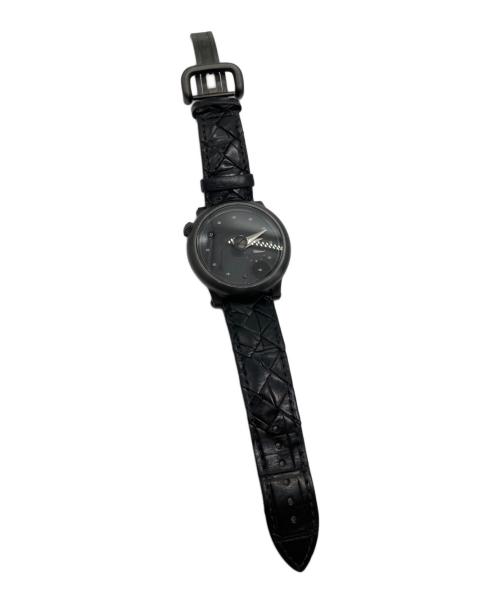 BOTTEGA VENETA（ボッテガベネタ）BOTTEGA VENETA (ボッテガベネタ) GIRARD-PERREGAUX (ジラール ペルゴ) bvx ジラールペルゴ ウォッチ ブラックの古着・服飾アイテム