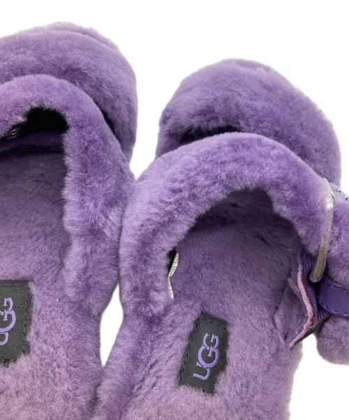 UGG（アグ）UGG (アグ) ファーサンダル パープル サイズ:USA6の古着・服飾アイテム