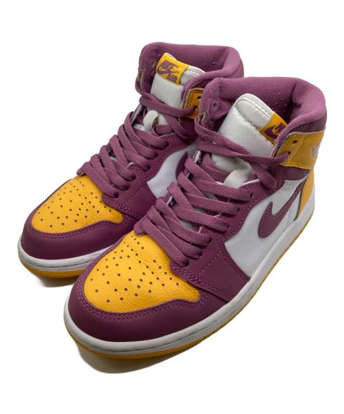 NIKE（ナイキ）NIKE (ナイキ) Air Jordan 1 Zoom Comfort 2 グレー×パープル サイズ:24cmの古着・服飾アイテム