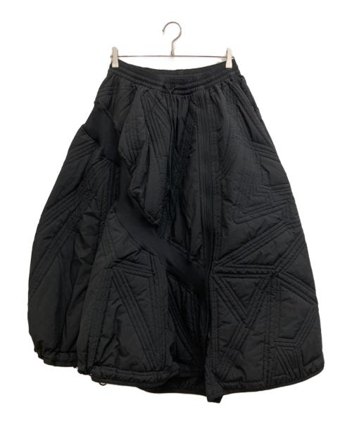 Y-3（ワイスリー）Y-3 (ワイスリー) QUILTED SKIRT ブラック サイズ:Sの古着・服飾アイテム
