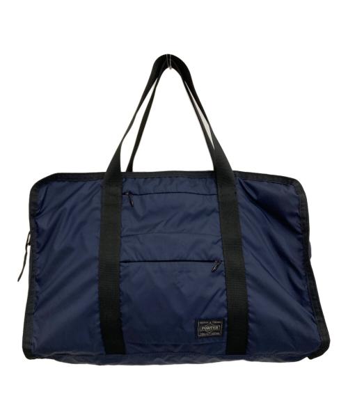 PORTER（ポーター）PORTER (ポーター) ナイロンボストンバッグ ネイビーの古着・服飾アイテム