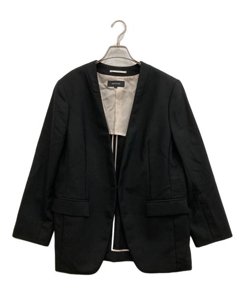 UNTITLED（アンタイトル）UNTITLED (アンタイトル) ノーカラージャケット ブラック サイズ:42の古着・服飾アイテム