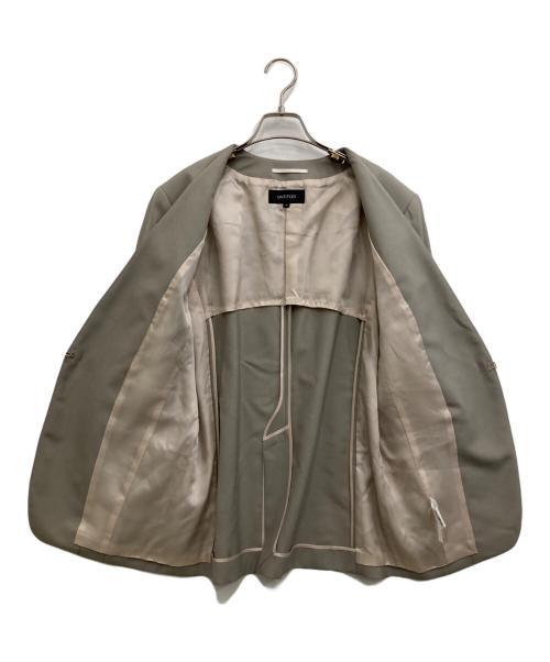 UNTITLED（アンタイトル）UNTITLED (アンタイトル) ノーカラージャケット ベージュ サイズ:42の古着・服飾アイテム