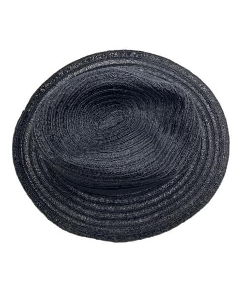 BORSALINO（ボルサリーノ）BORSALINO (ボルサリーノ) ストローハット ブラック サイズ:Mの古着・服飾アイテム