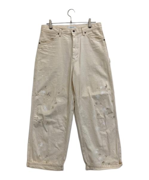 JOHNBULL（ジョンブル）Johnbull (ジョンブル) ペインターパンツ ホワイト サイズ:Lの古着・服飾アイテム