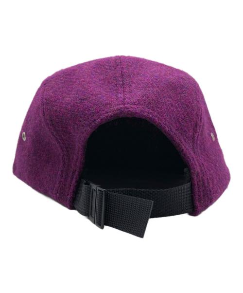 SUPREME（シュプリーム）SUPREME (シュプリーム) Harris Tweed (ハリスツイード) キャンプキャップ パープルの古着・服飾アイテム