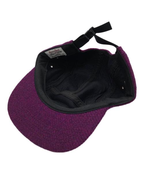 SUPREME（シュプリーム）SUPREME (シュプリーム) Harris Tweed (ハリスツイード) キャンプキャップ パープルの古着・服飾アイテム