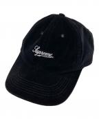 SUPREMEシュプリーム）の古着「Velvet 2-Tone 6-Panel」｜ブラック