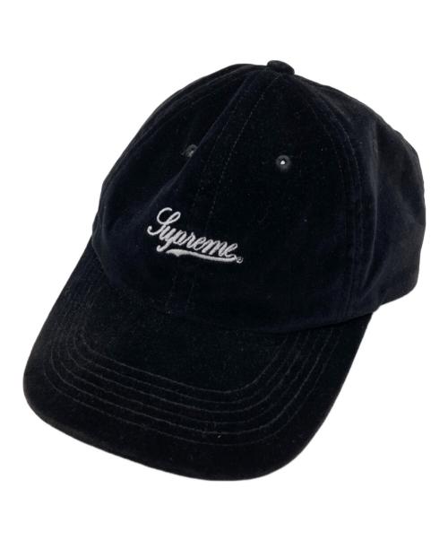 SUPREME（シュプリーム）Supreme (シュプリーム) Velvet 2-Tone 6-Panel ブラックの古着・服飾アイテム