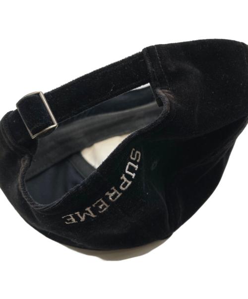 SUPREME（シュプリーム）Supreme (シュプリーム) Velvet 2-Tone 6-Panel ブラックの古着・服飾アイテム