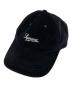 Supreme（シュプリーム）の古着「Velvet 2-Tone 6-Panel」｜ブラック
