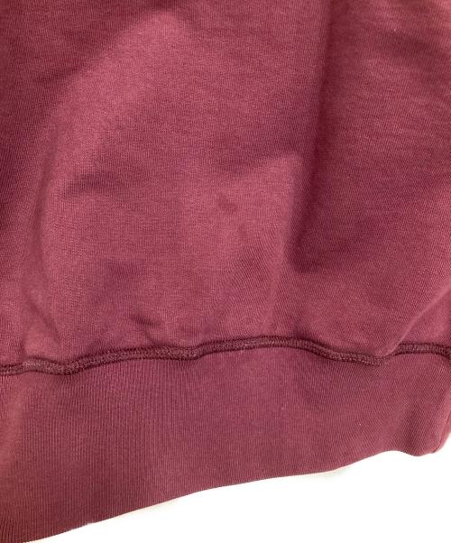 Maison Margiela（メゾンマルジェラ）Maison Margiela (メゾンマルジェラ) ロゴ刺繍スウェット レッド サイズ:XXLの古着・服飾アイテム