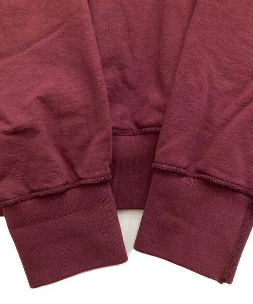 Maison Margiela（メゾンマルジェラ）Maison Margiela (メゾンマルジェラ) ロゴ刺繍スウェット レッド サイズ:XXLの古着・服飾アイテム