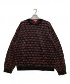 SUPREMEシュプリーム）の古着「Flowers Metallic Sweater」｜ブラック