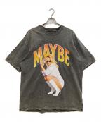 MAYBE TODAY NYCメイビー トゥデイ）の古着「プリントTシャツ」｜グレー