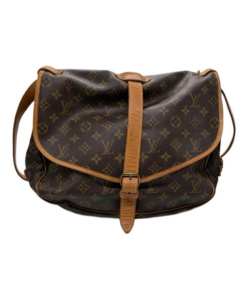 LOUIS VUITTON（ルイ ヴィトン）LOUIS VUITTON (ルイ ヴィトン) ソミュール35 モノグラム ショルダーバッグ ブラウンの古着・服飾アイテム
