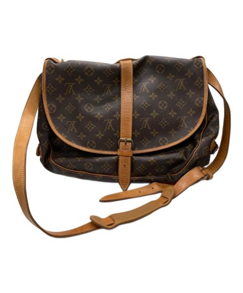 LOUIS VUITTON（ルイ ヴィトン）LOUIS VUITTON (ルイ ヴィトン) ソミュール35 モノグラム ショルダーバッグ ブラウンの古着・服飾アイテム