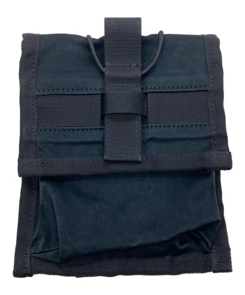 mout recon tailor（マウトリーコンテーラー）MOUT RECON TAILOR (マウトリーコンテーラー) マイクロテックヌバック ポーチ ブラックの古着・服飾アイテム