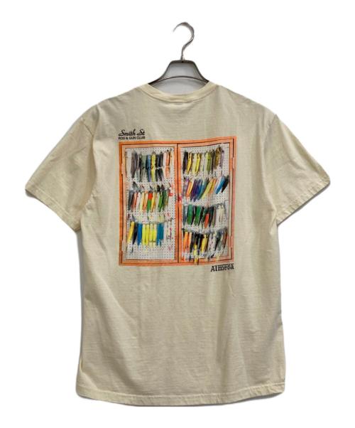 The Almeda Club（ザアラメダクラブ）THE ALMEDA CLUB (ザアラメダクラブ) プリントTシャツ ベージュ サイズ:LARGEの古着・服飾アイテム