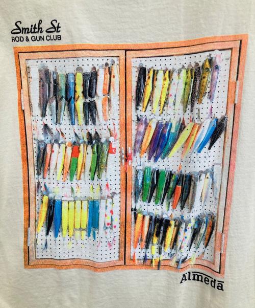 The Almeda Club（ザアラメダクラブ）THE ALMEDA CLUB (ザアラメダクラブ) プリントTシャツ ベージュ サイズ:LARGEの古着・服飾アイテム